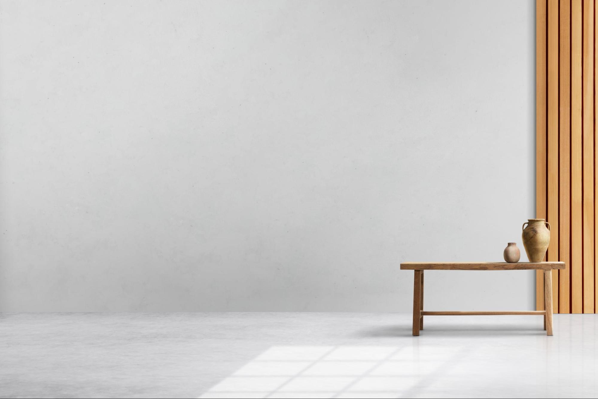 Minimalism style in the apartment interior